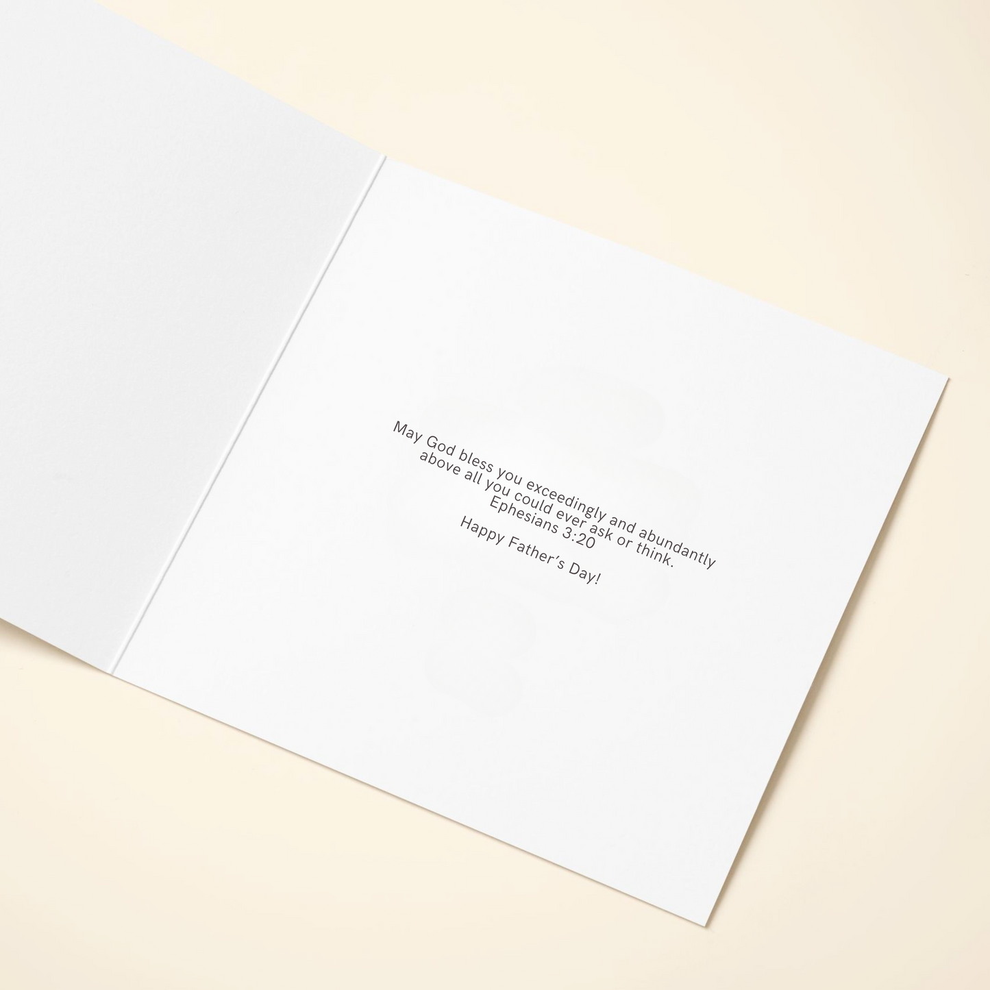 You're An Example of God's Love For Me Card