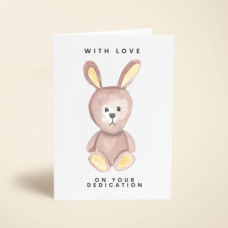 Baby Dedication Card