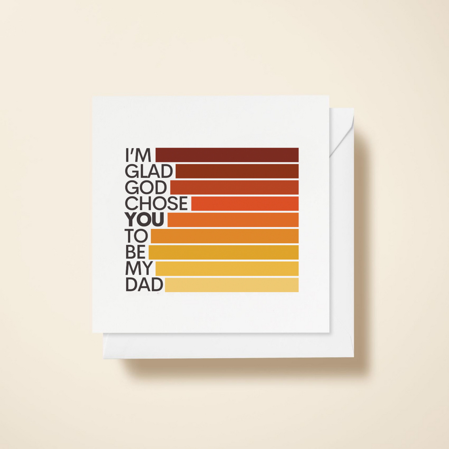 Glad You're My Dad Card