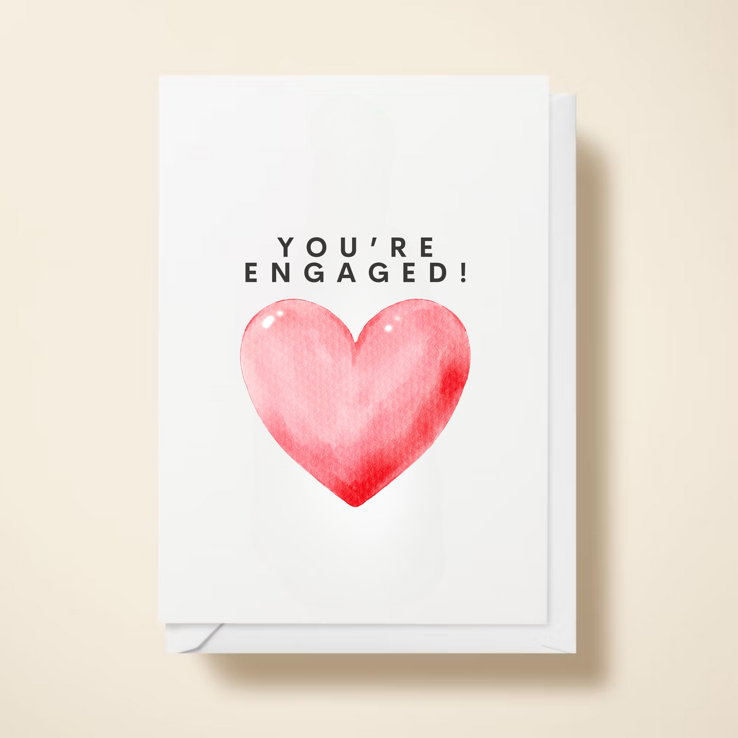 You're Engaged Congratulations Card