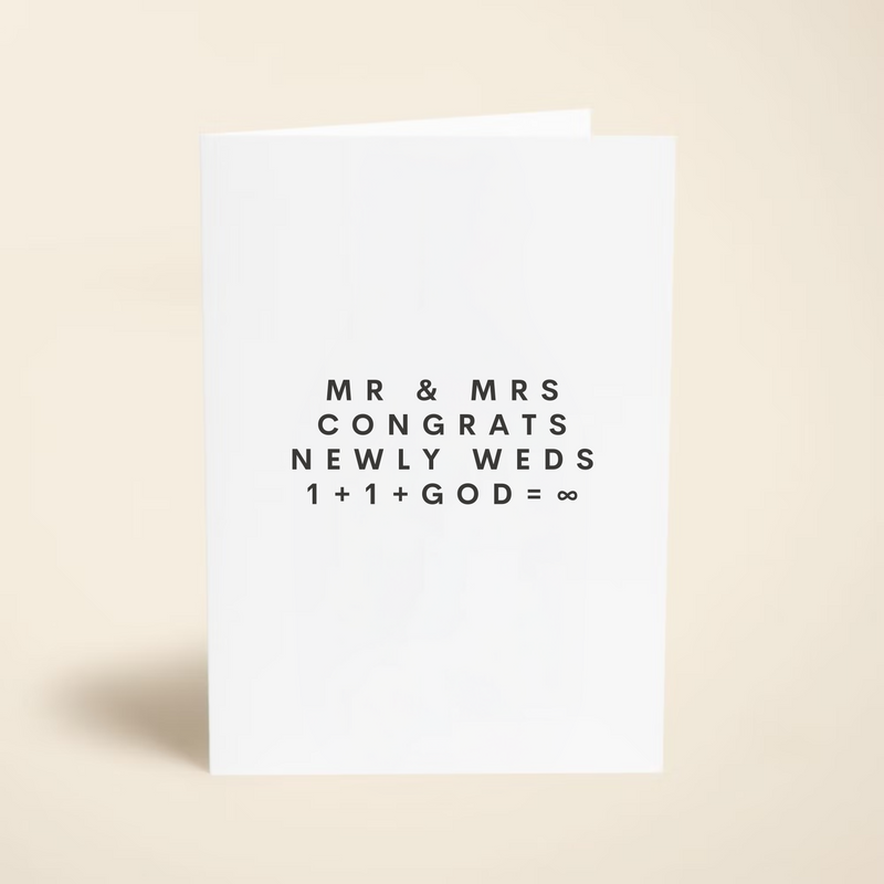Newly Weds Congratulations Card