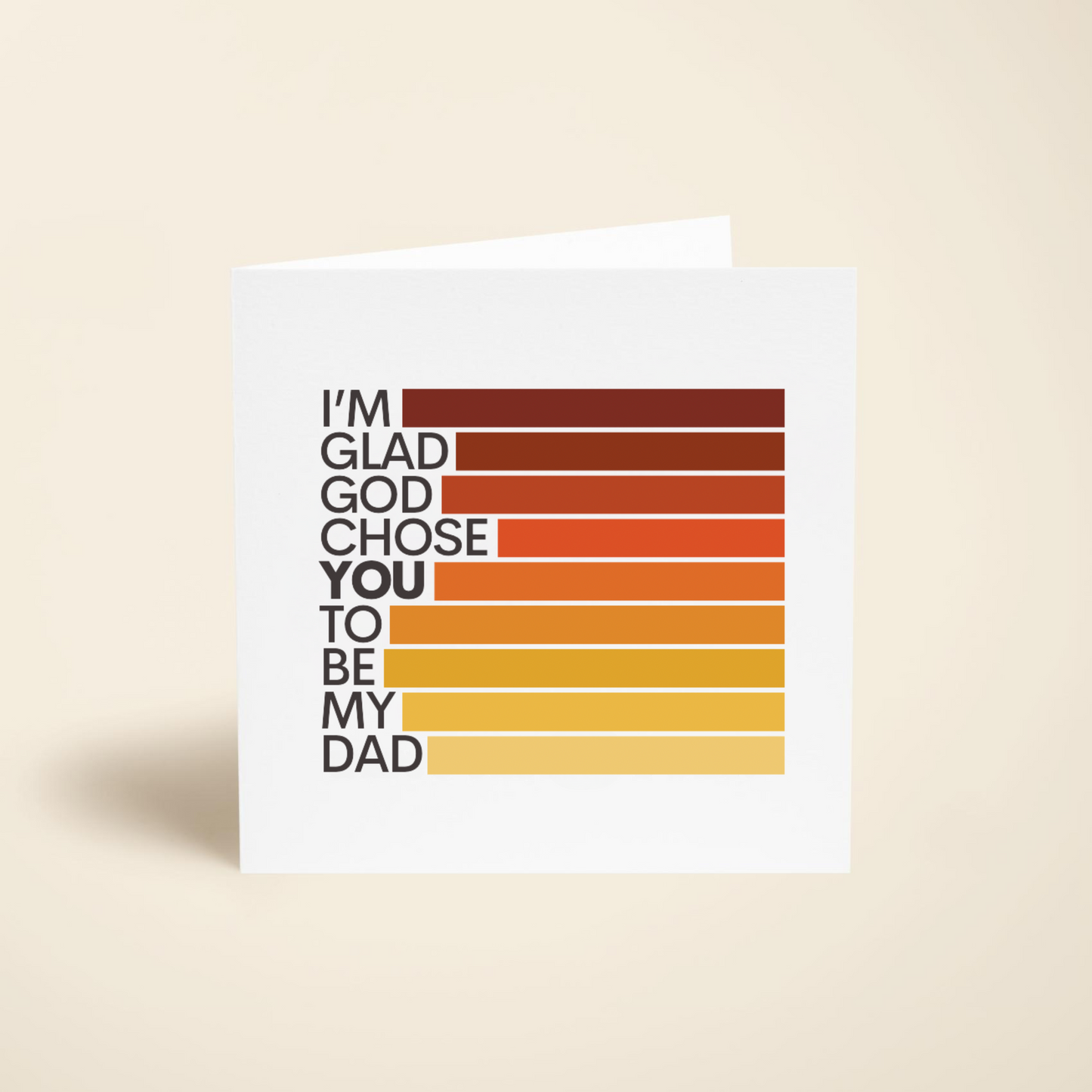 Glad You're My Dad Card