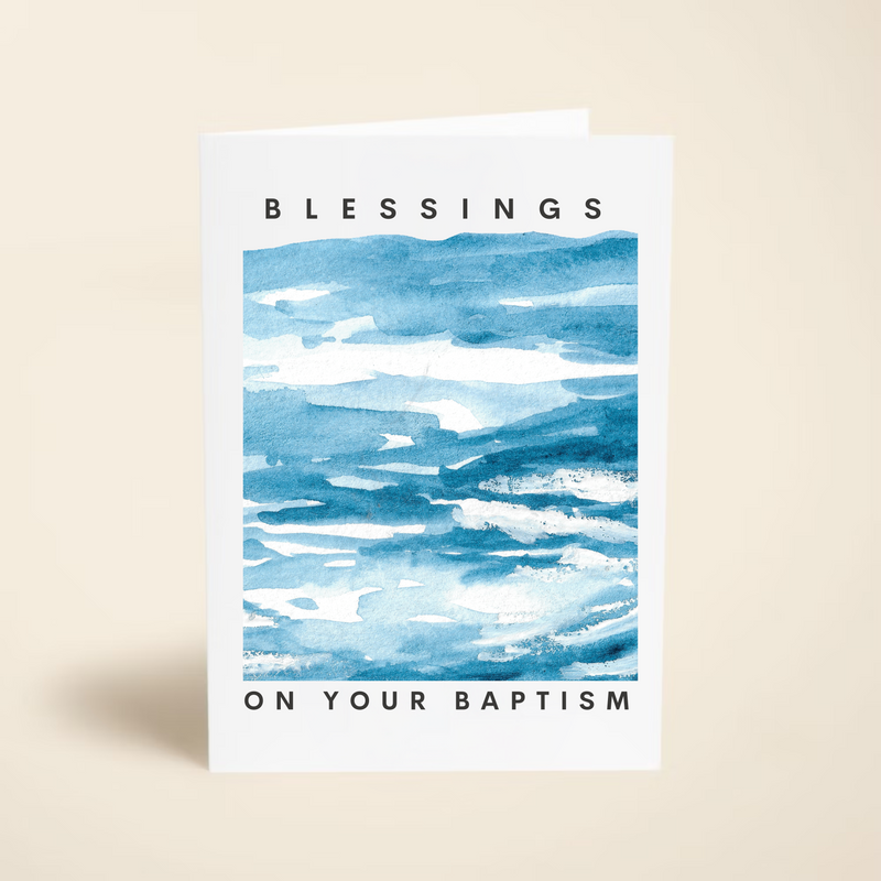 Blessings on your Baptism Card