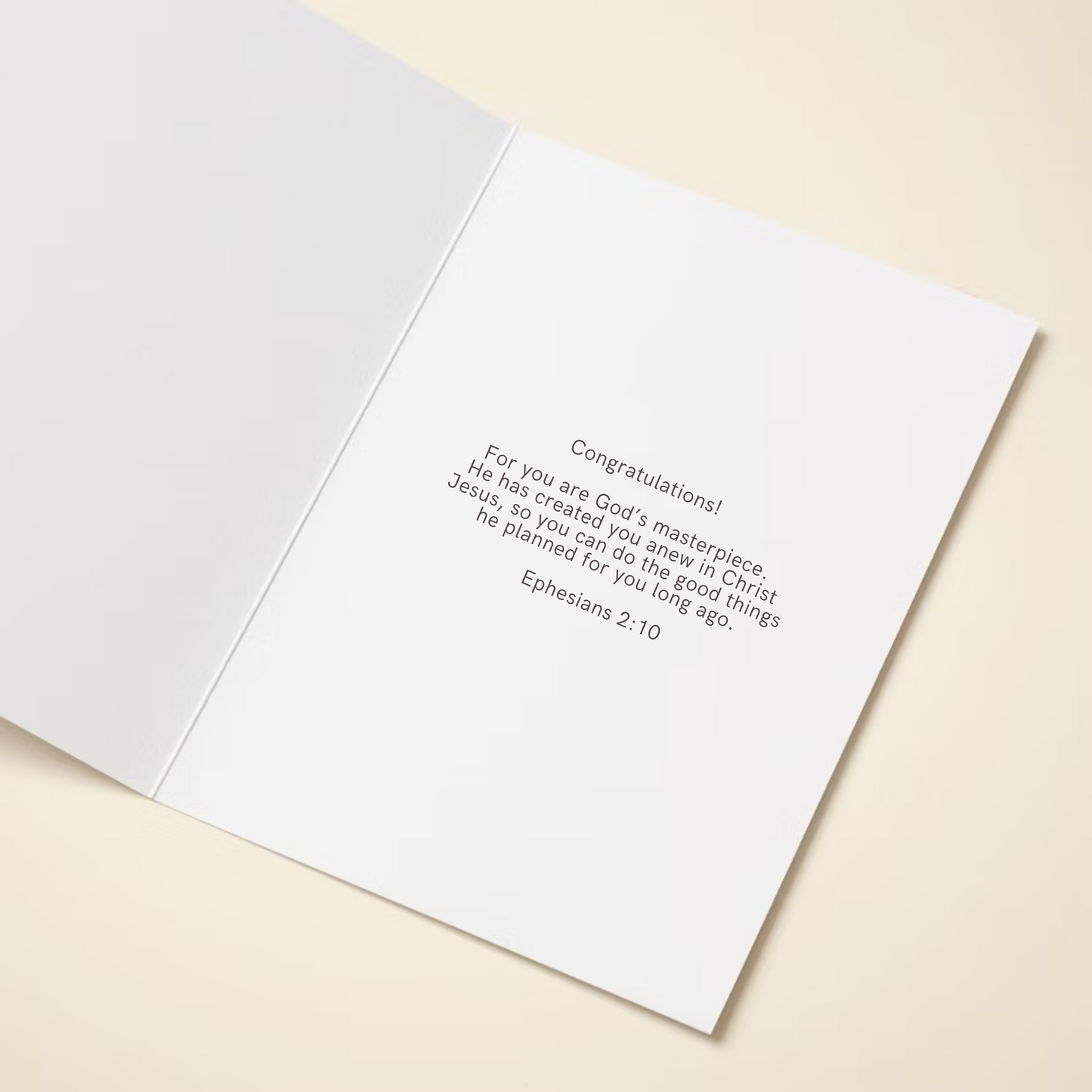 Blessings on your Baptism Card