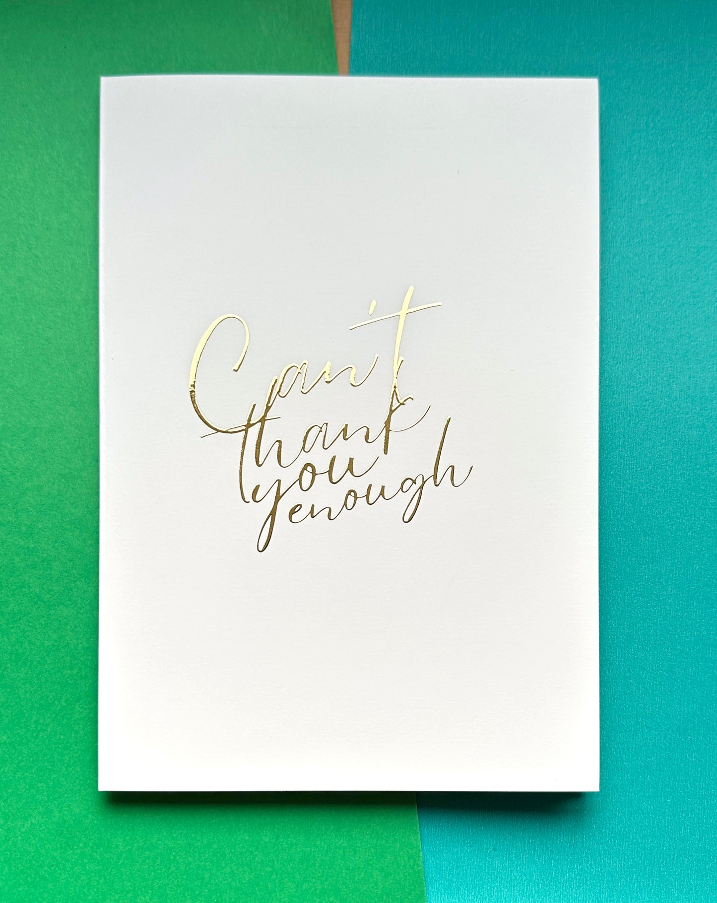 Can't Thank You Enough Card