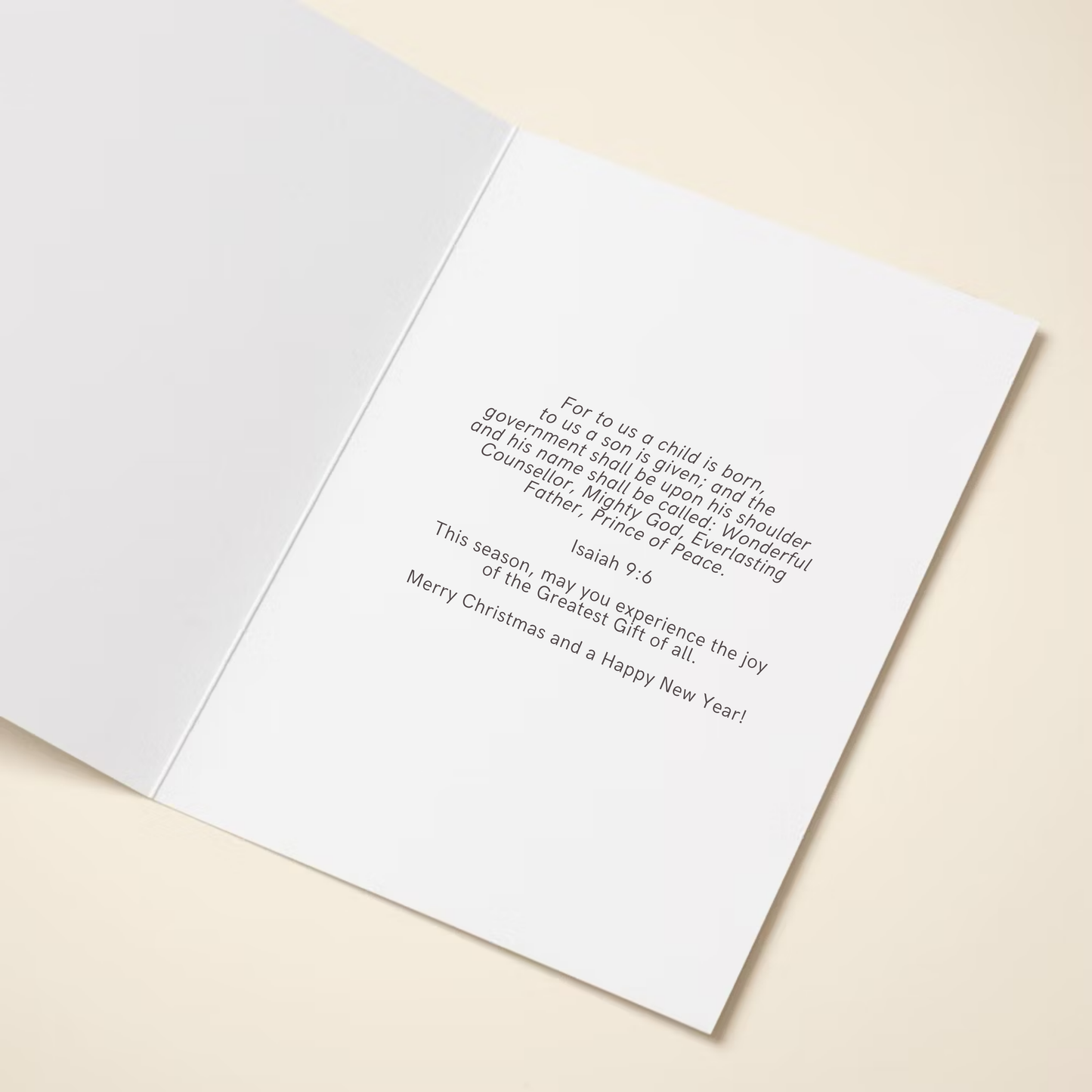 Merry Christmas Foiled Christmas Card