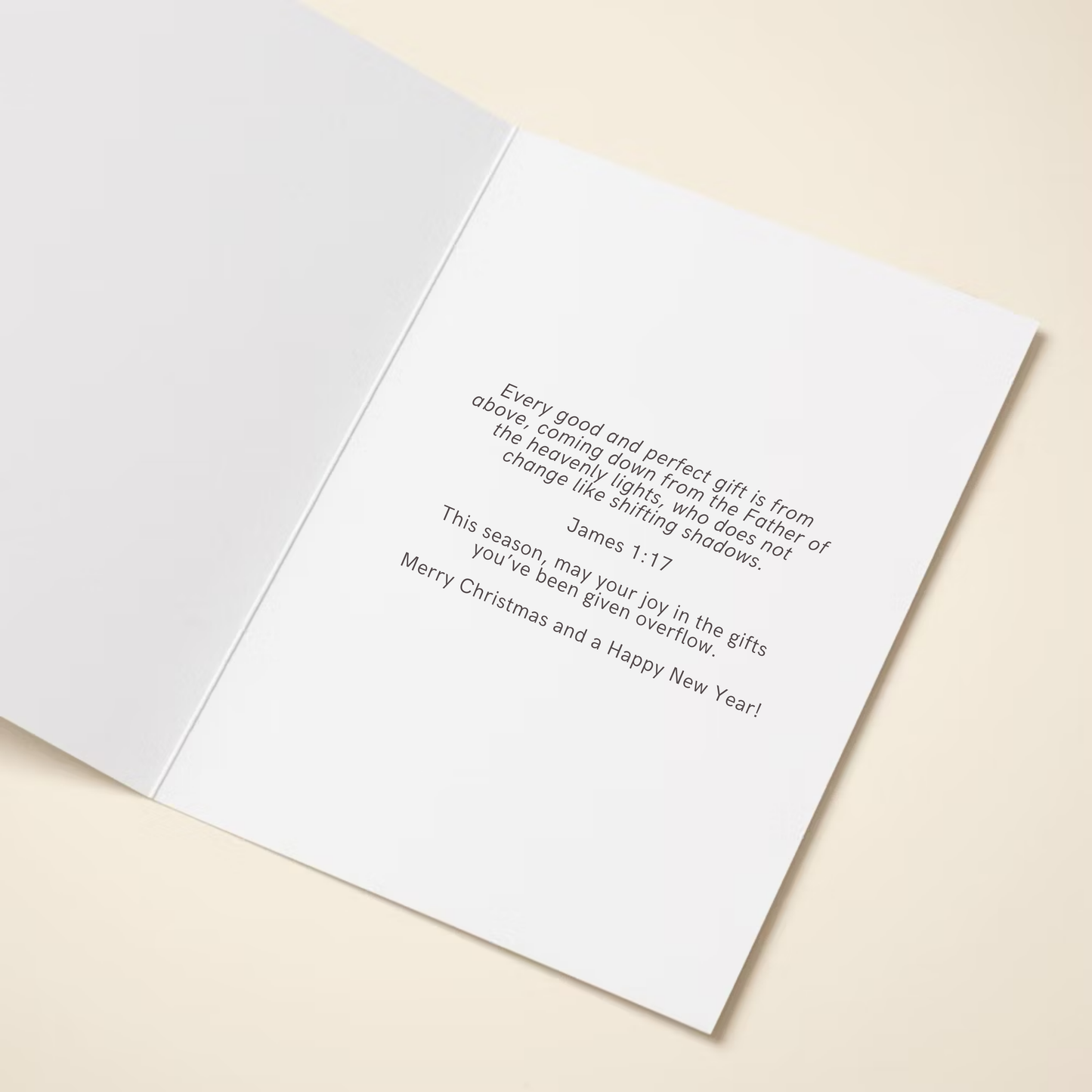 Blessings Foiled Christmas Card