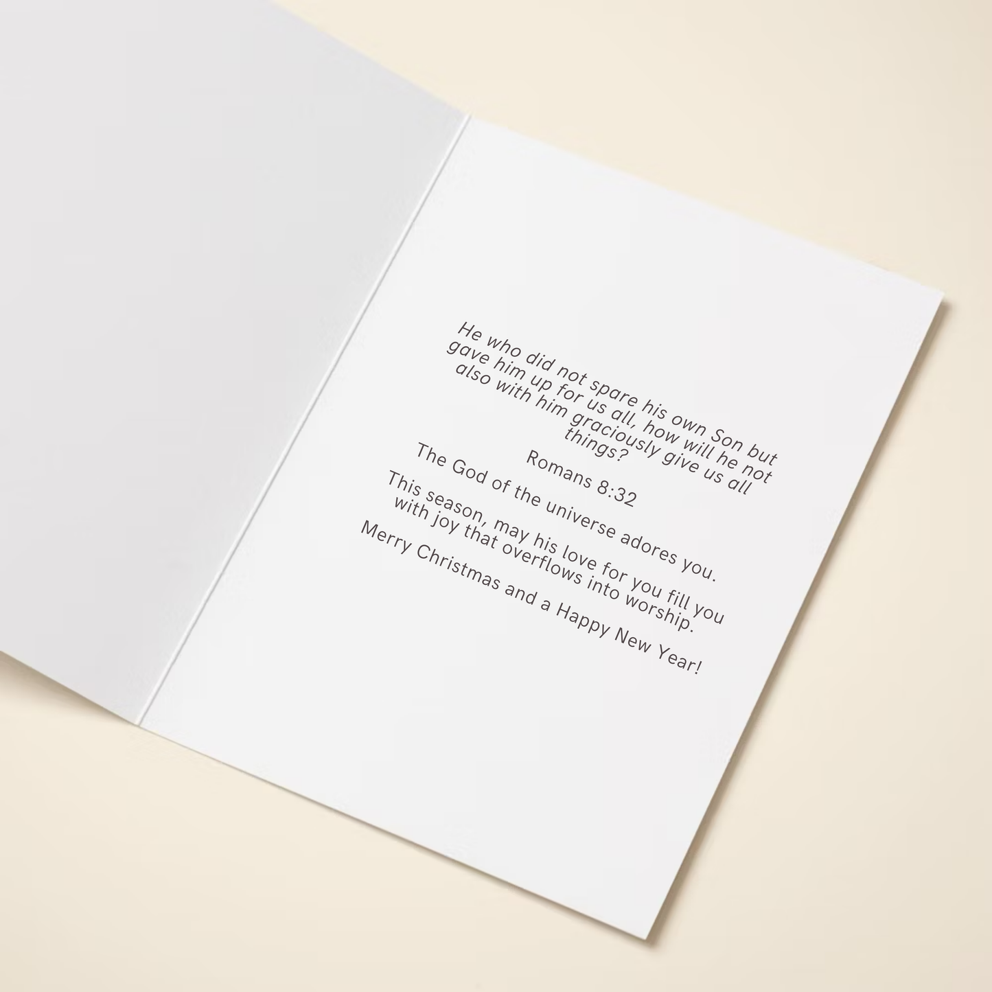 Worship Christmas Card