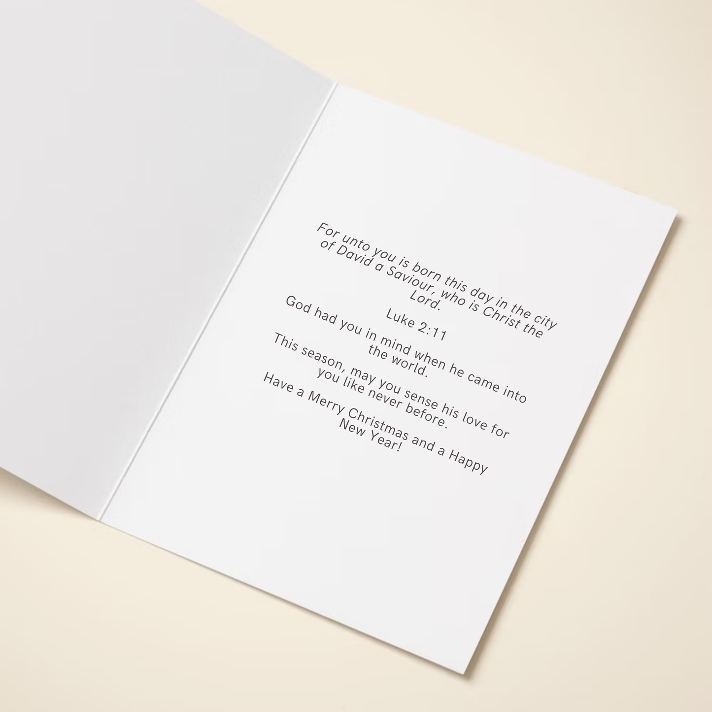 A Child Is Born Christmas Card